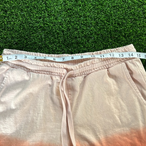 DISNEY Spirit Jersey Orange Ombré Shorts size small - Picture 3 of 7